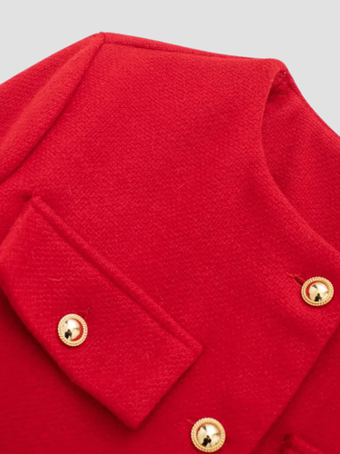 PALOMA | BLAZER DE MUJER | CORTO CON BOTONES DORADOS