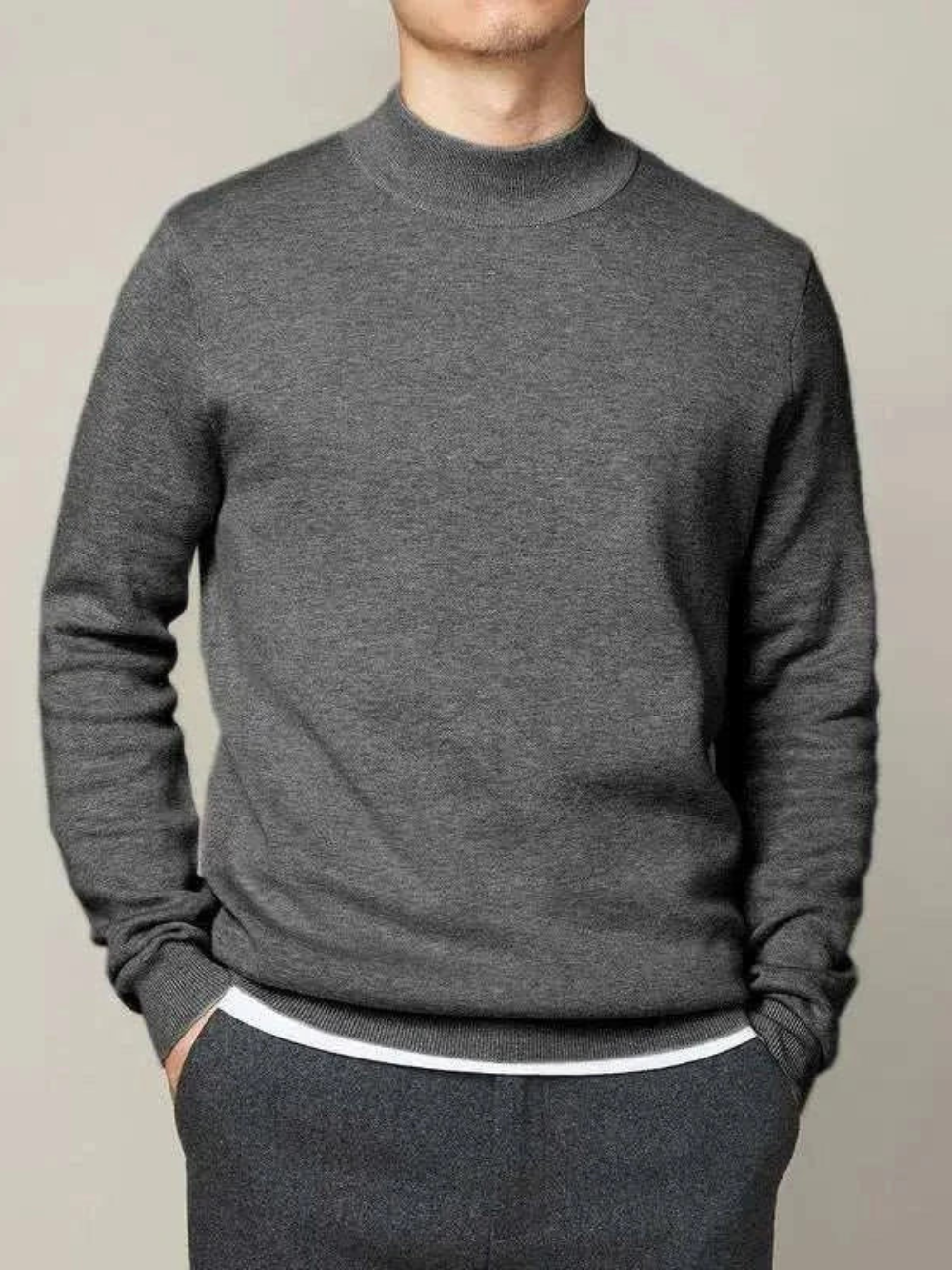 OLIANO | JERSEY CUELLO ALTO | ESTILO CLÁSICO Y CÁLIDO