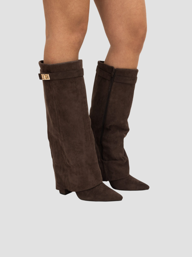 MARISELA | BOTAS ALTAS DE MUJER – SOFISTICACIÓN VANGUARDISTA Y DETALLE DISTINTIVO