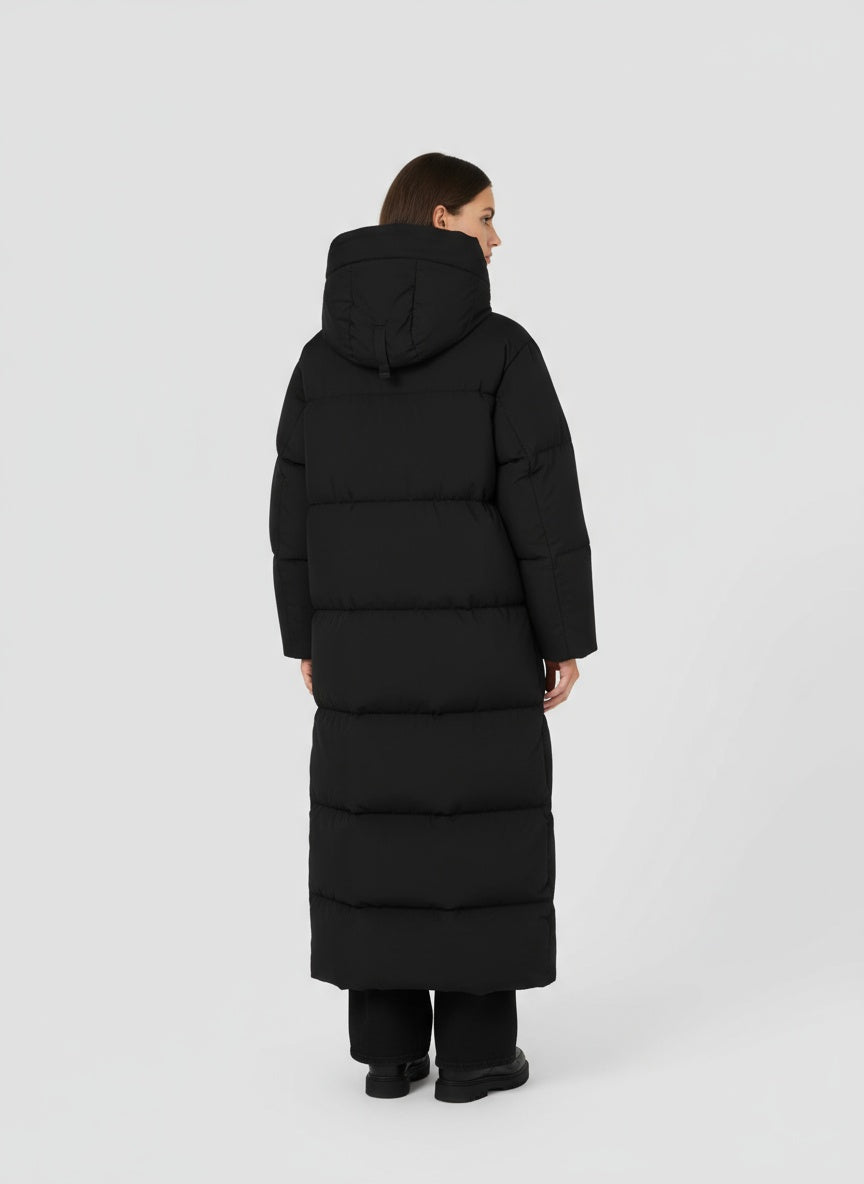 NOARA | ABRIGO LARGO ACOLCHADO PARA MUJER – ELEGANCIA CÁLIDA Y PROTECCIÓN MODERNA