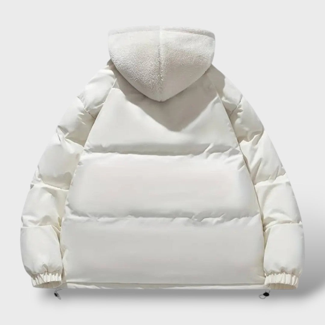 Chaqueta de invierno cálida para mujeres con cremallera