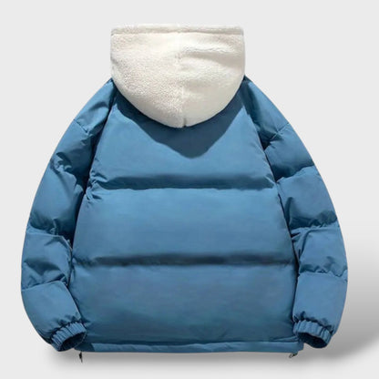 Chaqueta de invierno cálida para mujeres con cremallera