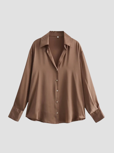 YARA | BLUSA DE SATÉN | BOTONES Y ELEGANCIA MINIMALISTA