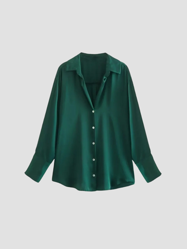 YARA | BLUSA DE SATÉN | BOTONES Y ELEGANCIA MINIMALISTA