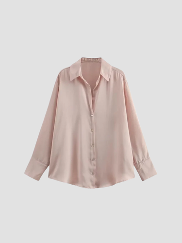 YARA | BLUSA DE SATÉN | BOTONES Y ELEGANCIA MINIMALISTA