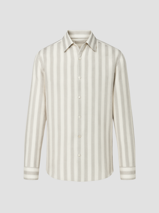 VALVERDE | CAMISA DE LINO A RAYAS | ELEGANCIA LIGERA