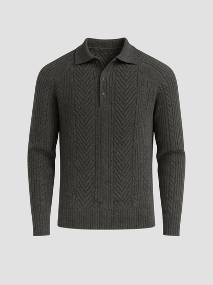 QUIROGA | POLO DE PUNTO | ESTILO CLÁSICO CON PATRÓN