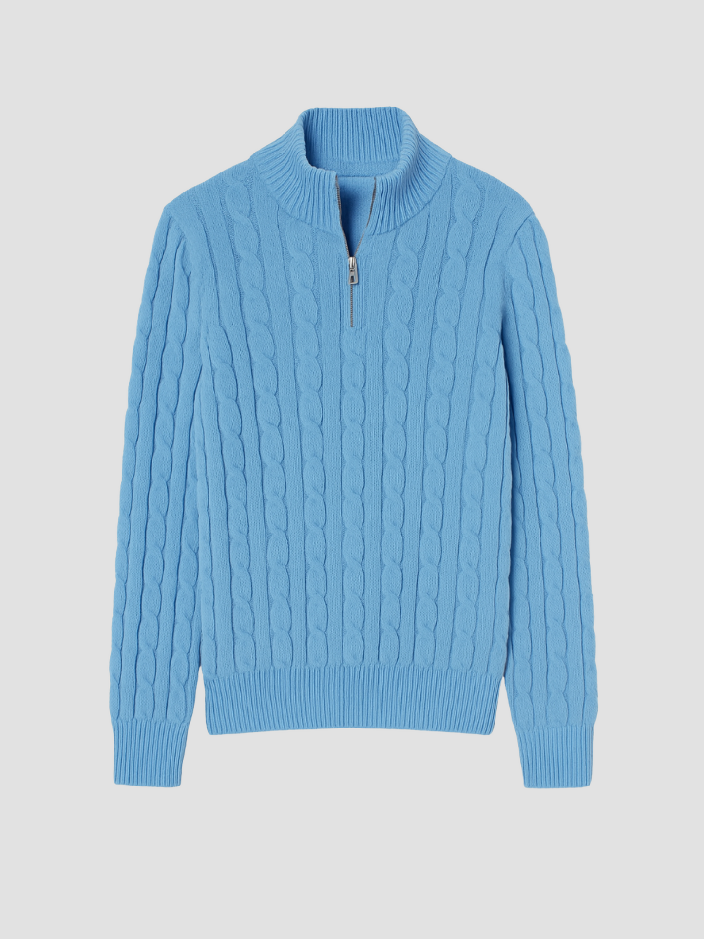 LORENZO | JERSEY TRENZADO CON CREMALLERA | ESTILO DEPORTIVO MODERNO