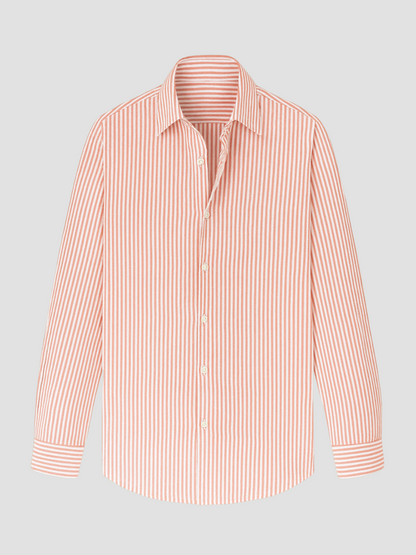 MARIN | CAMISA LINO-ALGODÓN A RAYAS | FRESCURA Y ESTILO