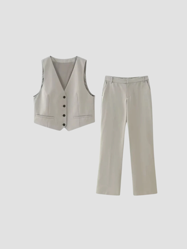 LUCÍA | CONJUNTO DE SASTRERÍA | ESTILO LIMPIO Y VERSÁTIL