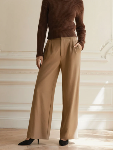 NATALIA | PANTALÓN DE MUJER | PIERNA ANCHA Y ELEGANCIA SASTRERA