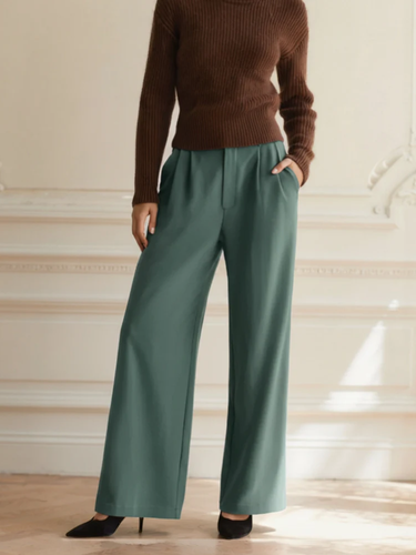 NATALIA | PANTALÓN DE MUJER | PIERNA ANCHA Y ELEGANCIA SASTRERA