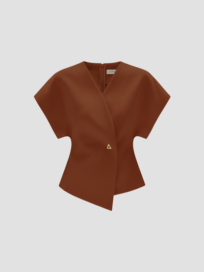 EUDOXIA | BLUSA DE CREPÉ PARA MUJER – EQUILIBRIO ENTRE SOFISTICACIÓN Y COMODIDAD