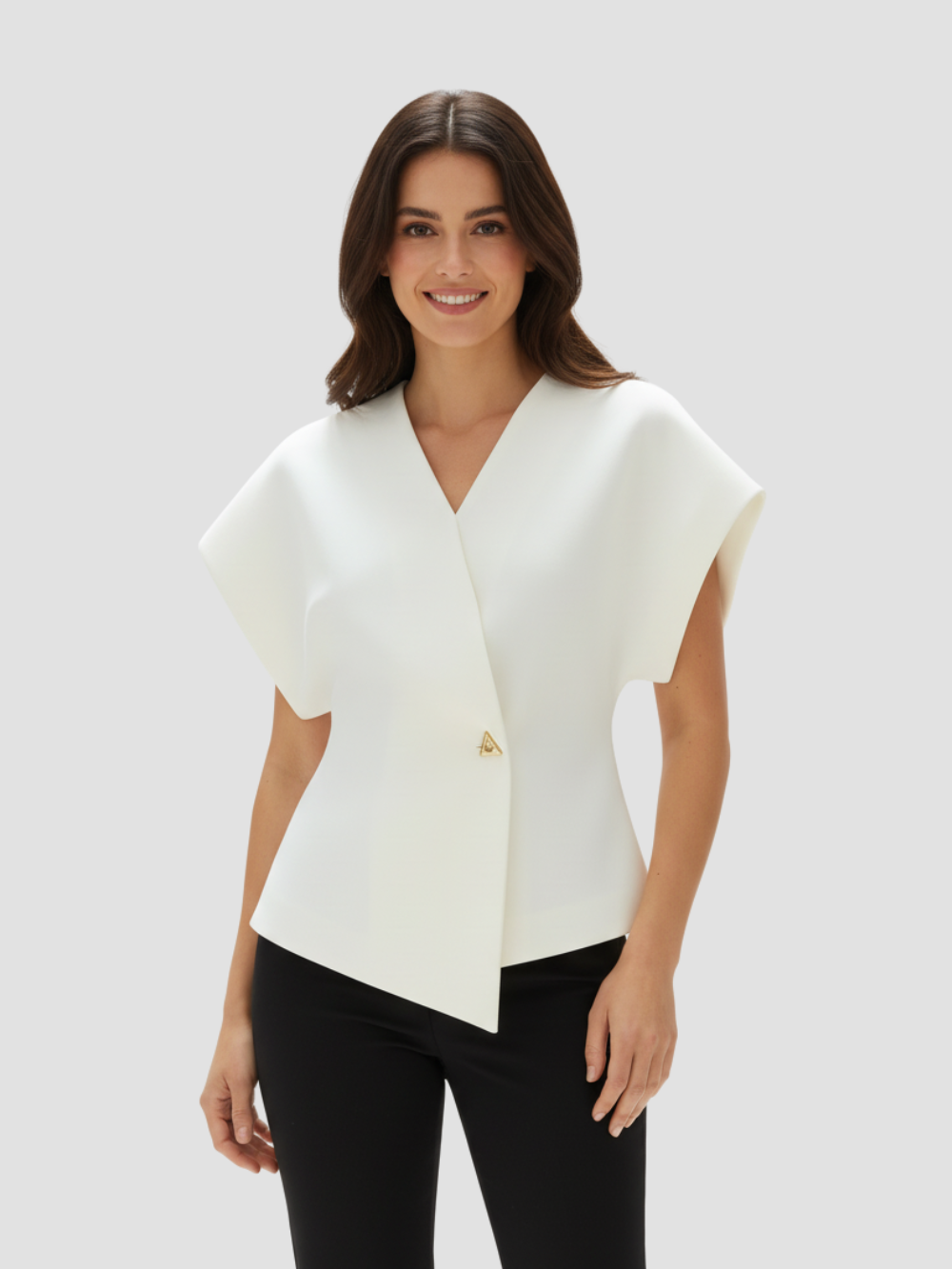 EUDOXIA | BLUSA DE CREPÉ PARA MUJER – EQUILIBRIO ENTRE SOFISTICACIÓN Y COMODIDAD