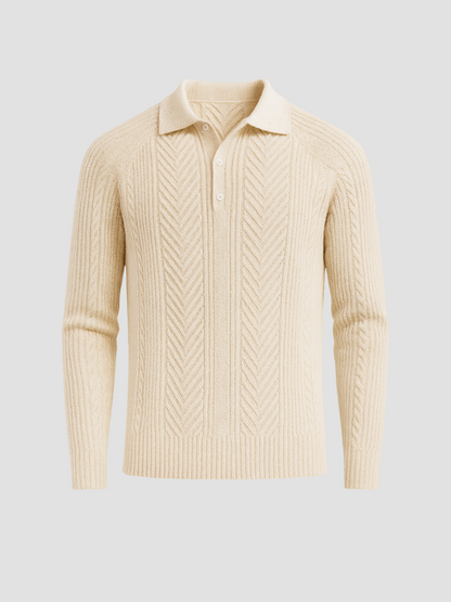 QUIROGA | POLO DE PUNTO | ESTILO CLÁSICO CON PATRÓN