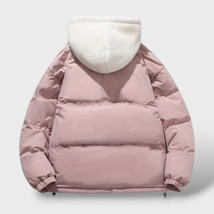 Chaqueta de invierno cálida para mujeres con cremallera