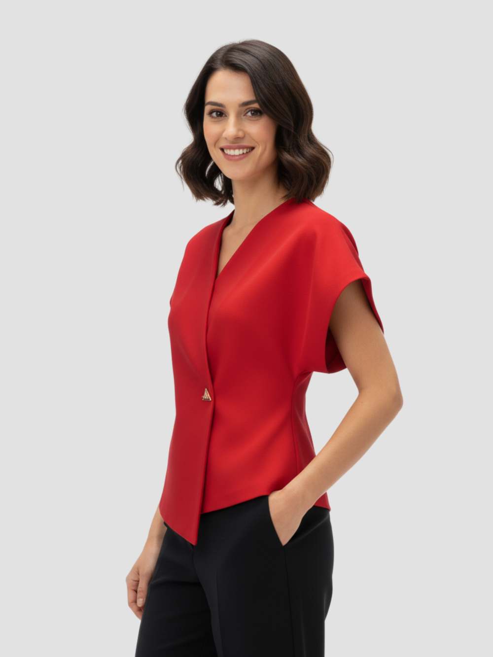 EUDOXIA | BLUSA DE CREPÉ PARA MUJER – EQUILIBRIO ENTRE SOFISTICACIÓN Y COMODIDAD