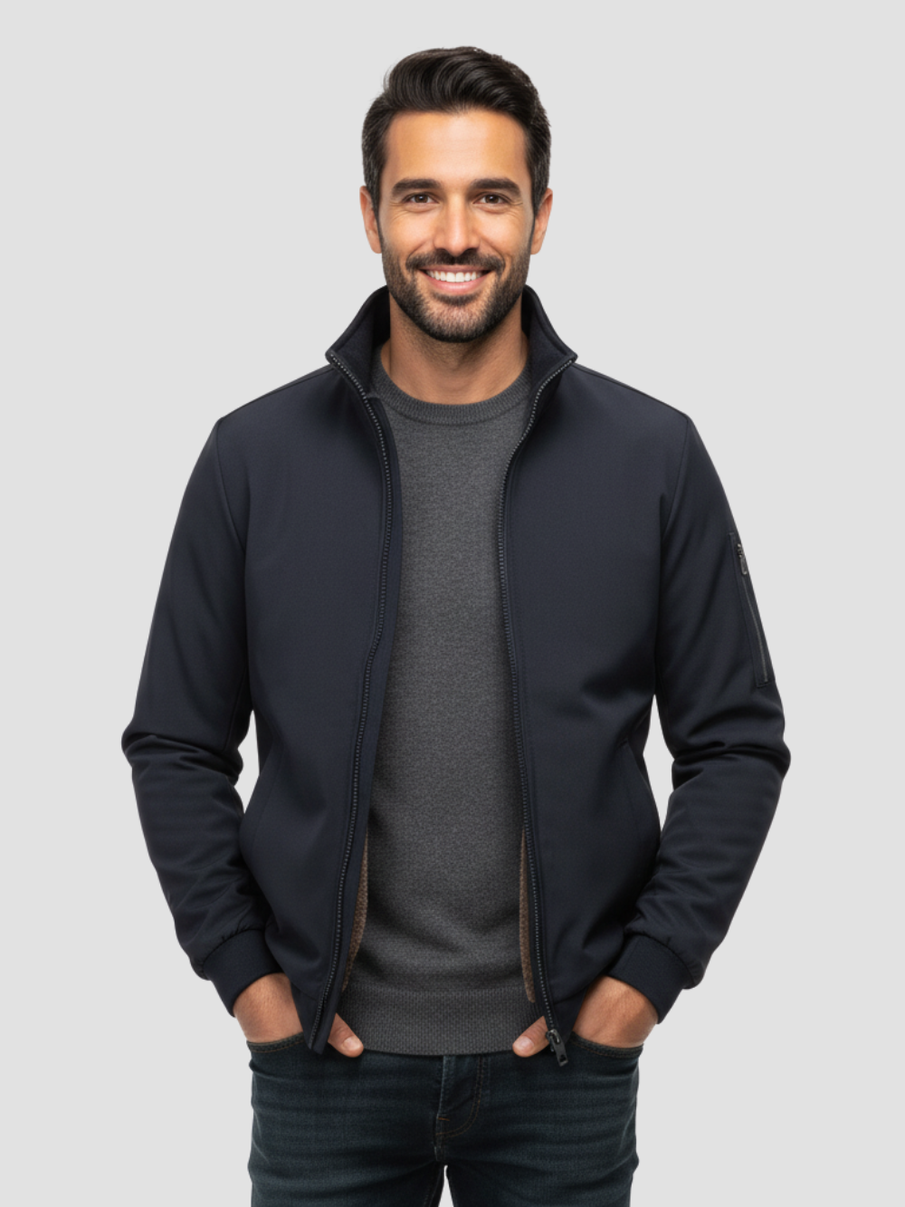 MARZIANO | CHAQUETA CON FORRO DE FELPA – CALIDEZ MODERNA Y ESTILO FUNCIONAL