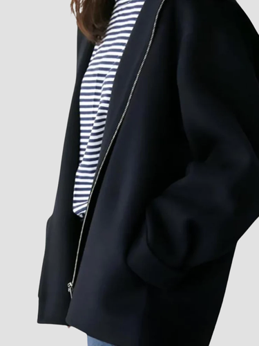 CATALINA | SUDADERA CON CREMALLERA | CORTE RELAJADO Y ATEMPORAL