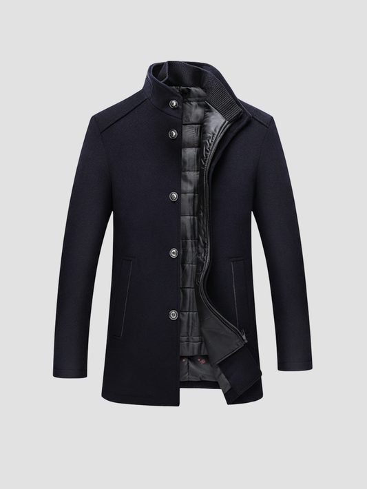 CRISANTO | ABRIGO DE TWEED PARA HOMBRE – CALIDEZ FUNCIONAL Y ESTILO SOFISTICADO