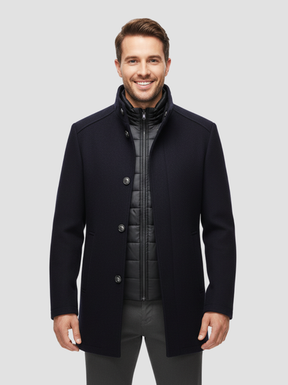 CRISANTO | ABRIGO DE TWEED PARA HOMBRE – CALIDEZ FUNCIONAL Y ESTILO SOFISTICADO