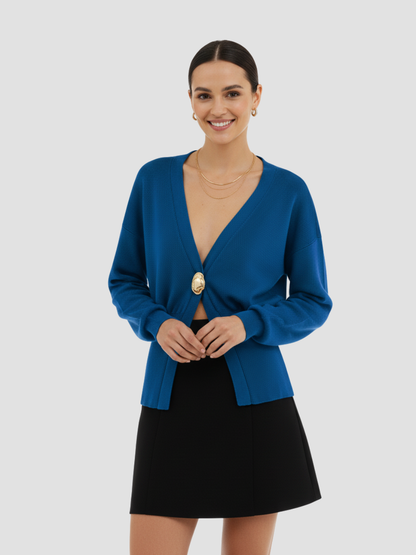 AMADORA | CÁRDIGAN DE MUJER – EQUILIBRIO ENTRE CONFORT Y ELEGANCIA CONTEMPORÁNEA