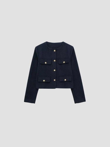 PALOMA | BLAZER DE MUJER | CORTO CON BOTONES DORADOS