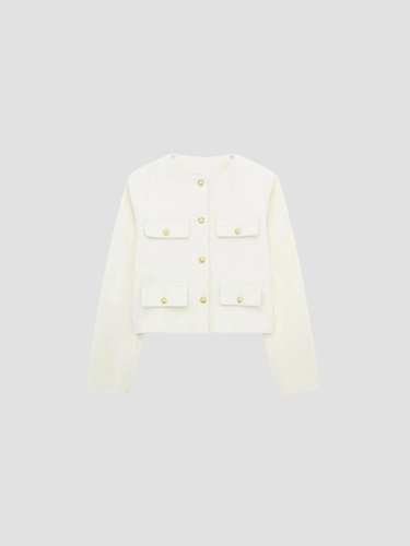 PALOMA | BLAZER DE MUJER | CORTO CON BOTONES DORADOS