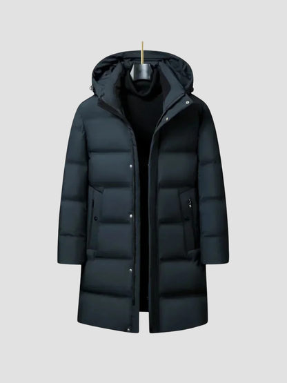 EZEQUÍAS | ABRIGO DE HOMBRE TIPO PUFFER – PROTECCIÓN INVERNAL Y DISEÑO ESTRUCTURADO