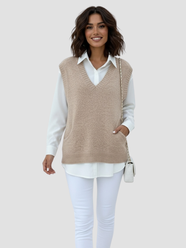 VERA | CHALECO SIN MANGAS | LANA SUAVE Y ESTILO VERSÁTIL