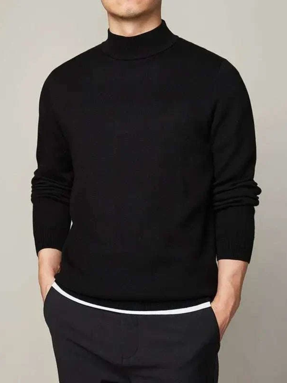 OLIANO | JERSEY CUELLO ALTO | ESTILO CLÁSICO Y CÁLIDO