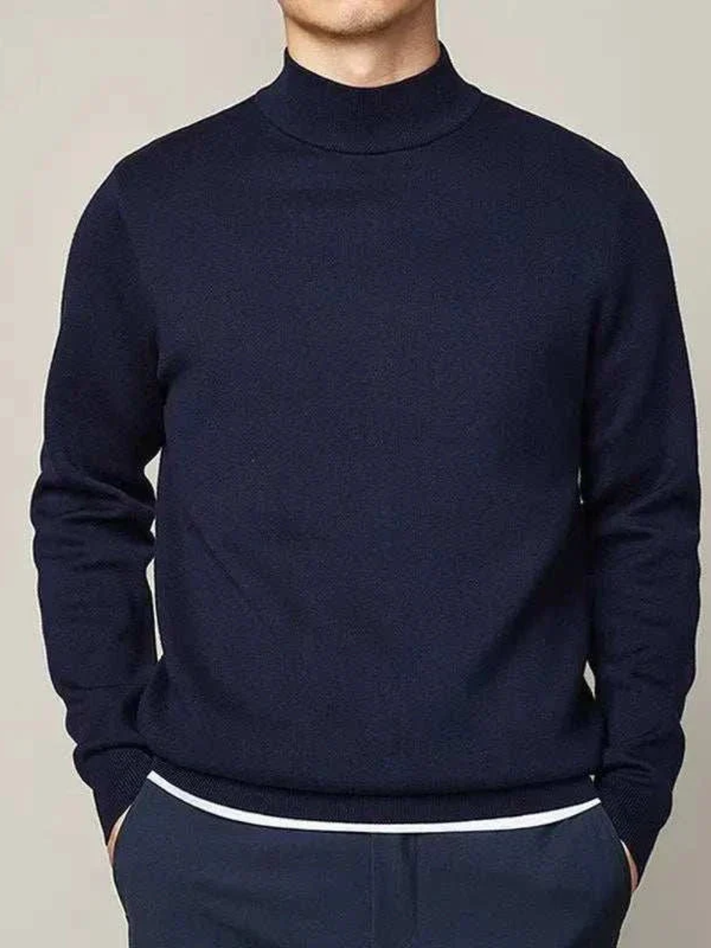 OLIANO | JERSEY CUELLO ALTO | ESTILO CLÁSICO Y CÁLIDO