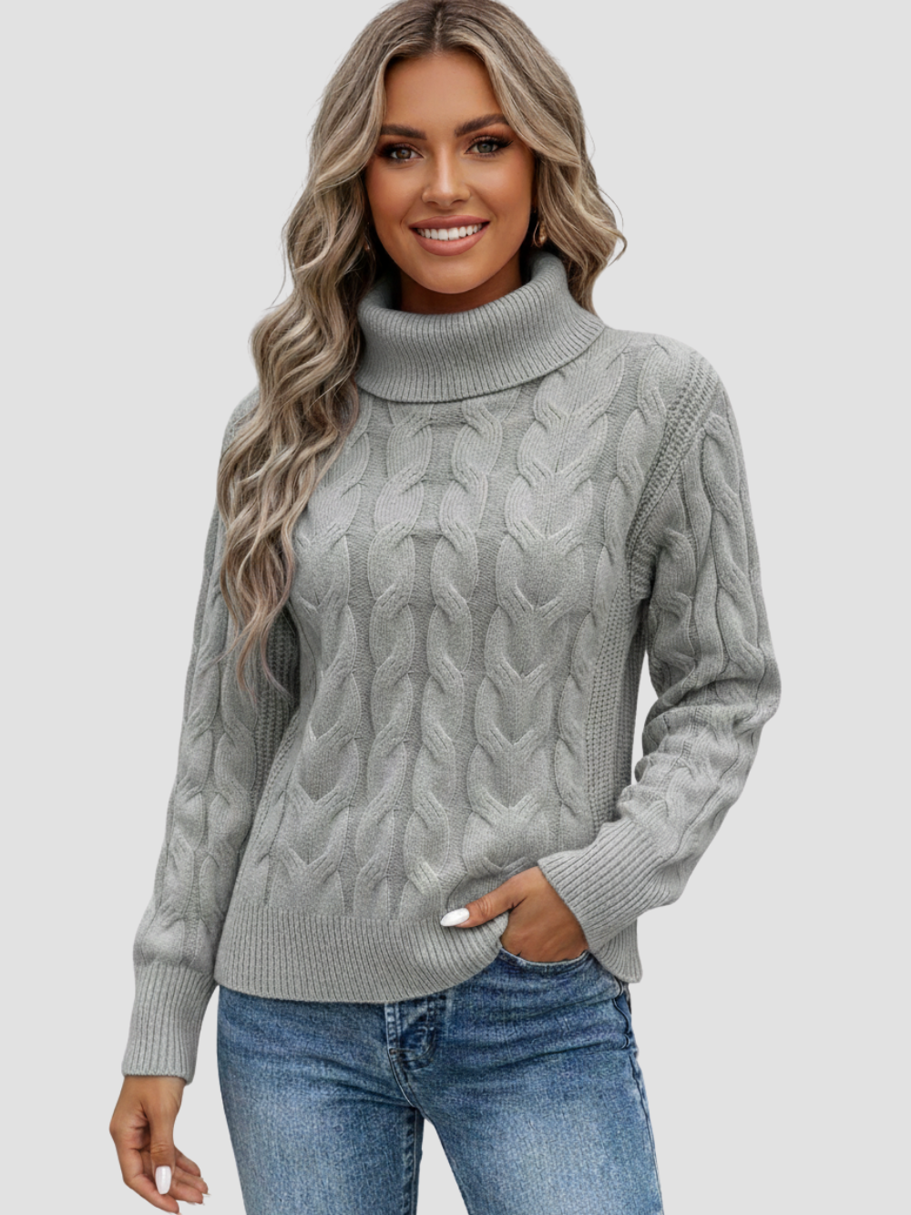 VALERIA | JERSEY DE CUELLO ALTO | ELEGANCIA Y COMODIDAD