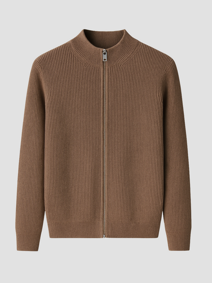 RAFAEL | CÁRDIGAN CON CREMALLERA | PUNTO Y SOFISTICACIÓN