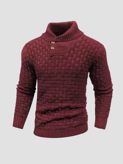 IKERAN | SUÉTER TEXTURIZADO | CUELLO ABOTONADO Y ESTILO