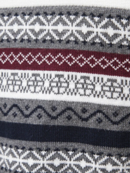 ALEJANDRO | JERSEY MEDIA CREMALLERA | PATRÓN JACQUARD MODERNO