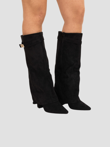 MARISELA | BOTAS ALTAS DE MUJER – SOFISTICACIÓN VANGUARDISTA Y DETALLE DISTINTIVO