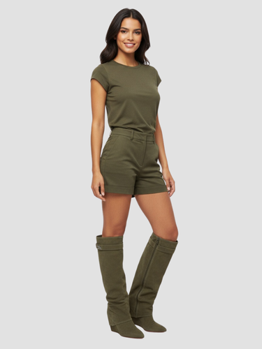 MARISELA | BOTAS ALTAS DE MUJER – SOFISTICACIÓN VANGUARDISTA Y DETALLE DISTINTIVO