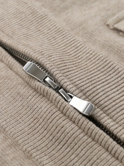 VELASCO | CÁRDIGAN CON CREMALLERA | LOOK MODERNO Y VERSÁTIL