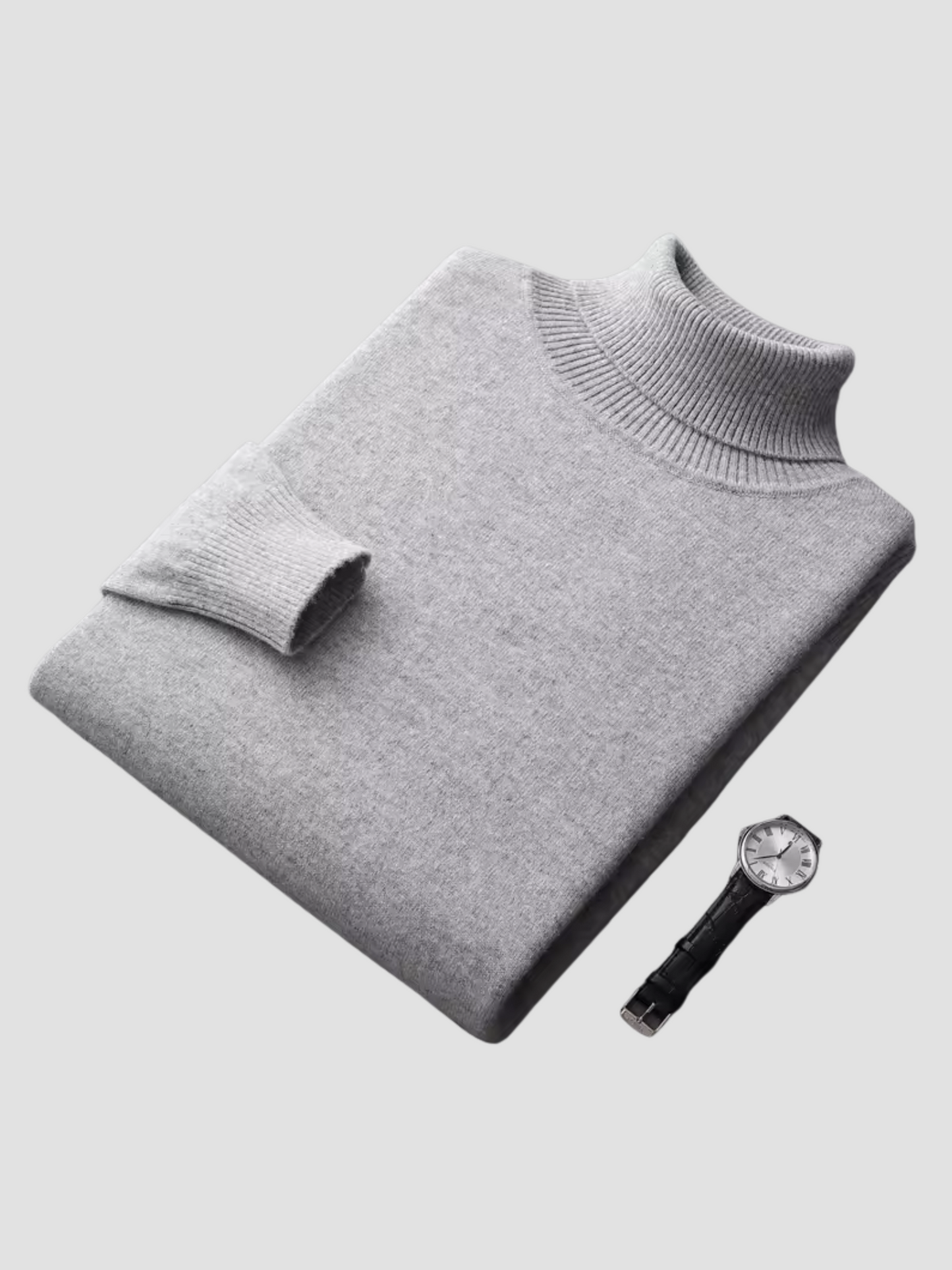 SAÚL | JERSEY DE CUELLO ALTO | LOOK MINIMALISTA Y VERSÁTIL