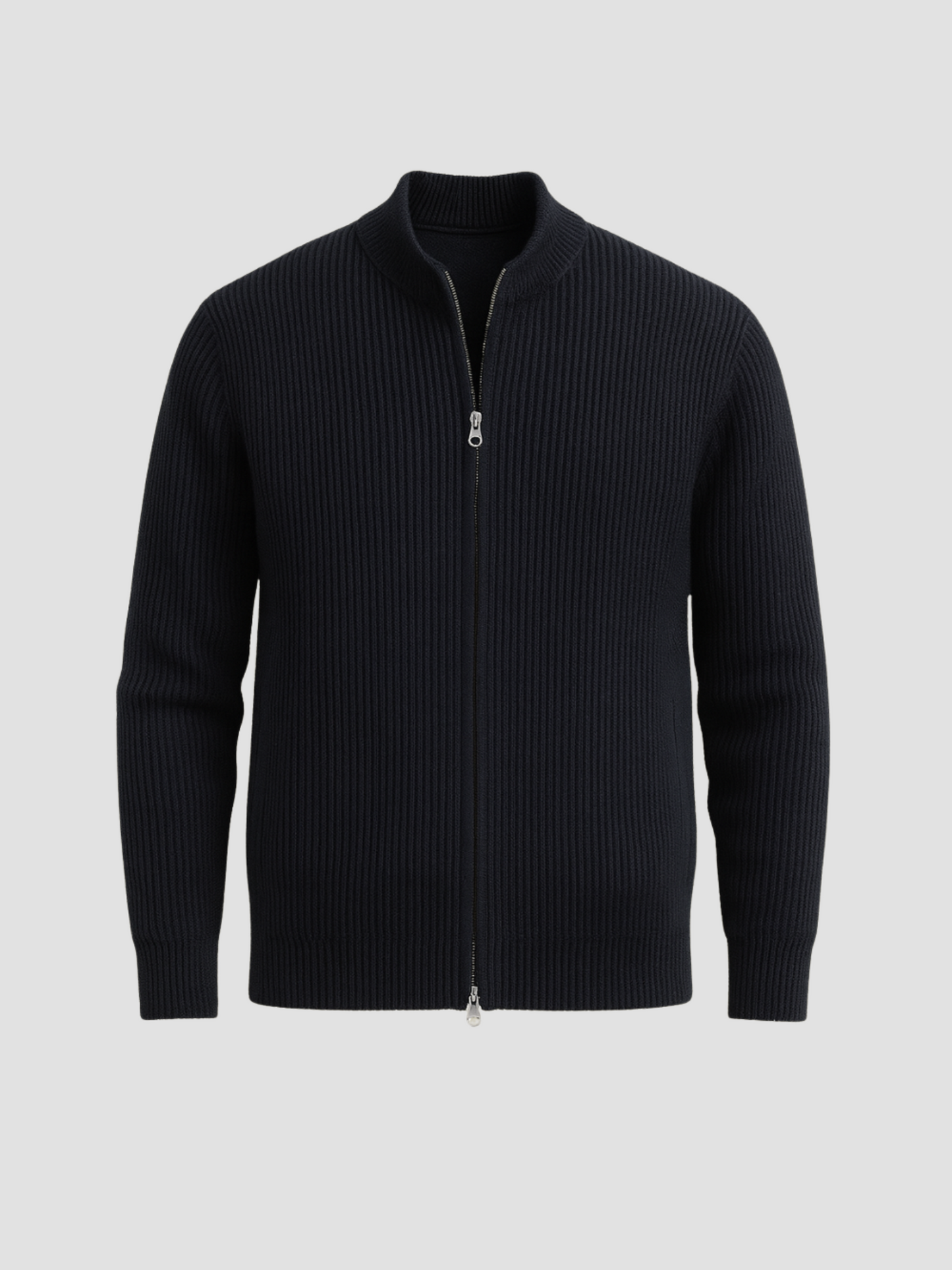 TOBÍAS | CÁRDIGAN CON CREMALLERA | LOOK ATEMPORAL Y VERSÁTIL