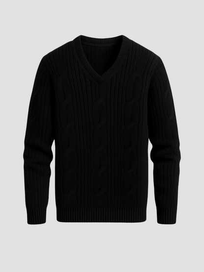 BAUTISTA | SUÉTER DE PUNTO EN V | CLÁSICO DEPORTIVO MODERNO