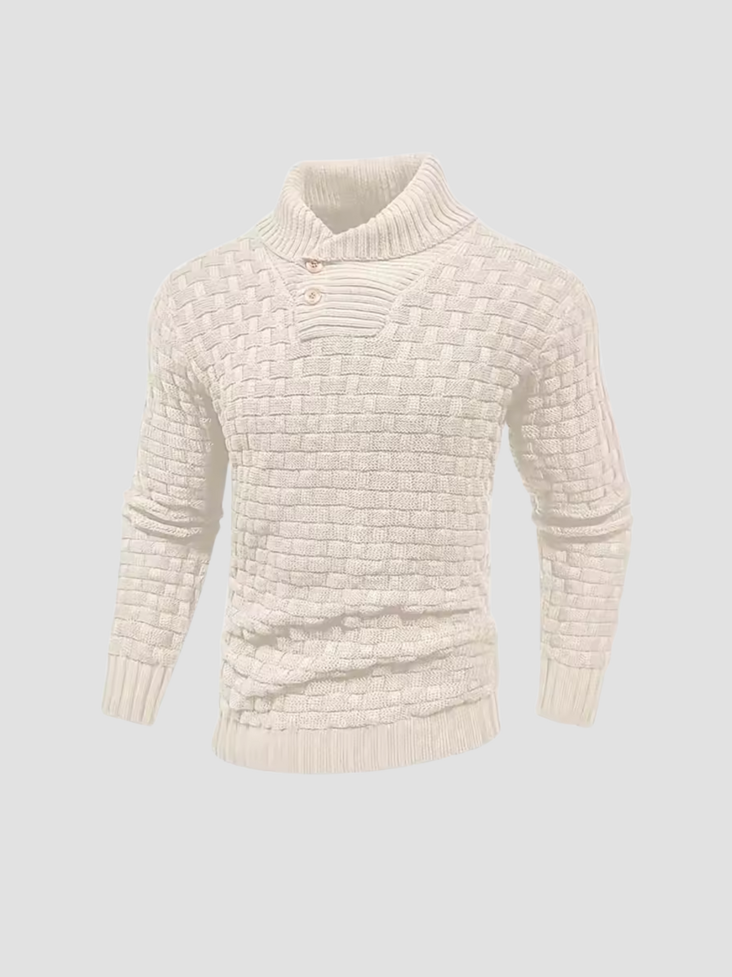 IKERAN | SUÉTER TEXTURIZADO | CUELLO ABOTONADO Y ESTILO