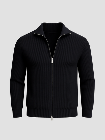 ORTEGA | VEST DE PUNTO CON CREMALLERA | ELEGANCIA VERSÁTIL