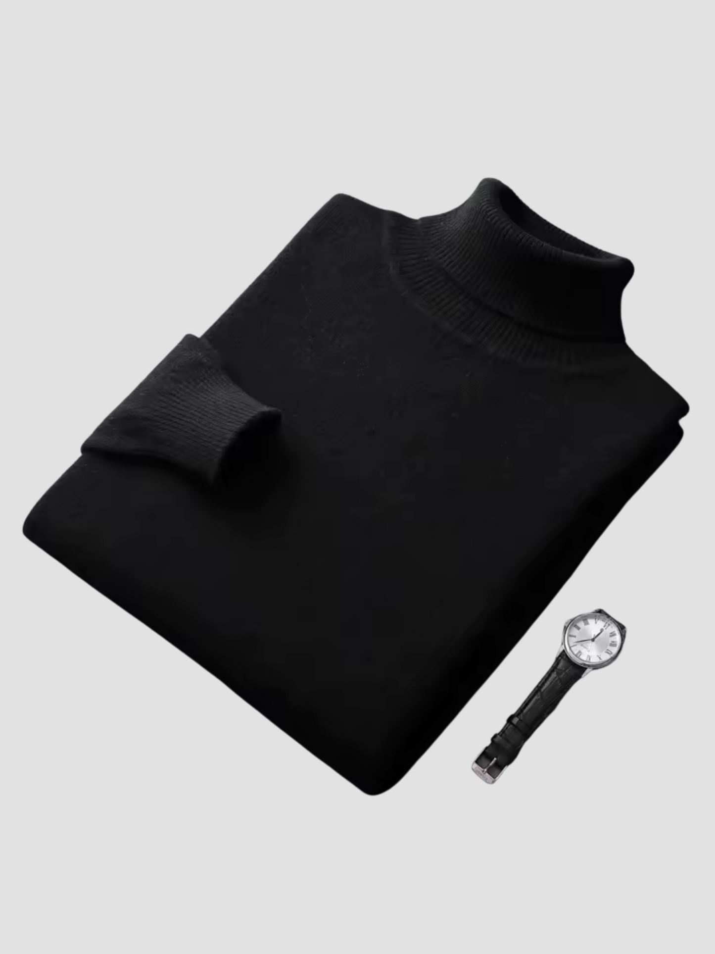 SAÚL | JERSEY DE CUELLO ALTO | LOOK MINIMALISTA Y VERSÁTIL