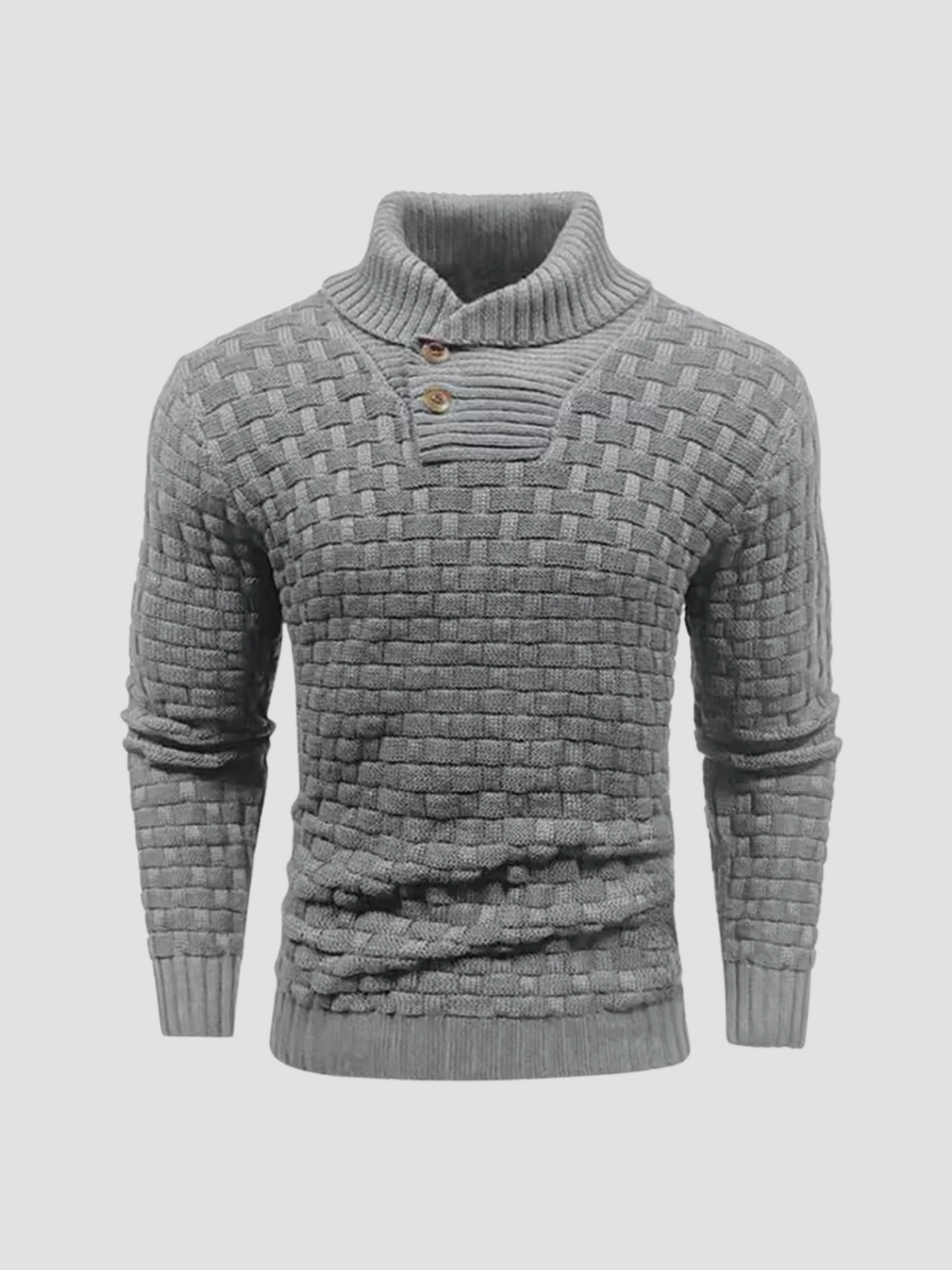 IKERAN | SUÉTER TEXTURIZADO | CUELLO ABOTONADO Y ESTILO