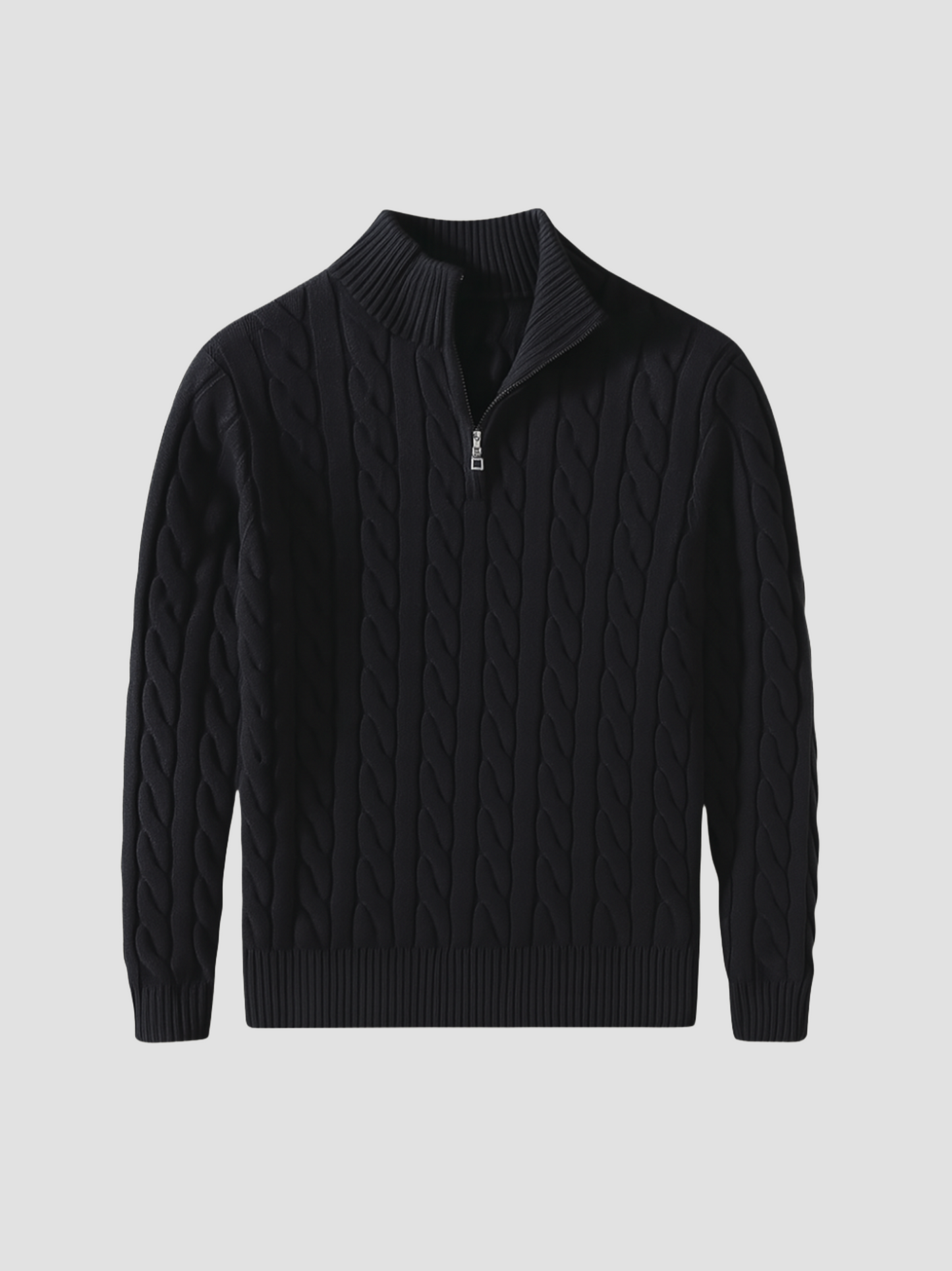 LORENZO | JERSEY TRENZADO CON CREMALLERA | ESTILO DEPORTIVO MODERNO