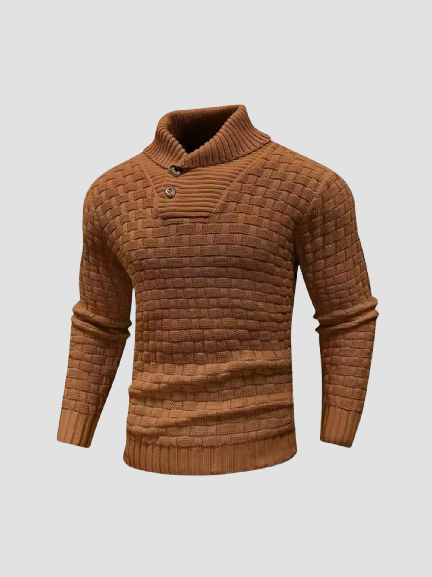 IKERAN | SUÉTER TEXTURIZADO | CUELLO ABOTONADO Y ESTILO