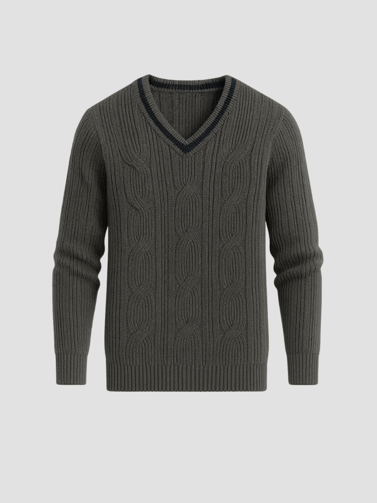 BAUTISTA | SUÉTER DE PUNTO EN V | CLÁSICO DEPORTIVO MODERNO