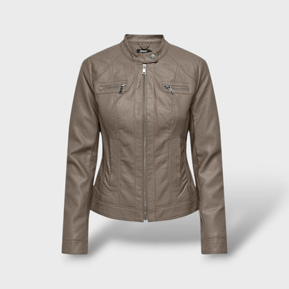 Casaco de Pele Sintética para Mulher